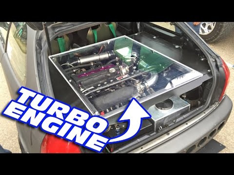 REAR MOTOR Turbo Honda Civic!?