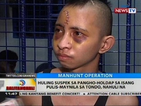 Huling suspek sa pangho-holdap sa isang pulis-Maynila sa Tondo, nahuli na