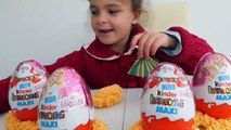Disney Frozen Maxi Kinder Surprise eggs with Surprise Princess Toys