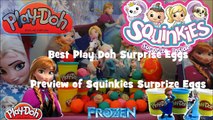 Play-Doh Surprise Eggs - Preview of 30 Squinkies Eggs - Disney Characters