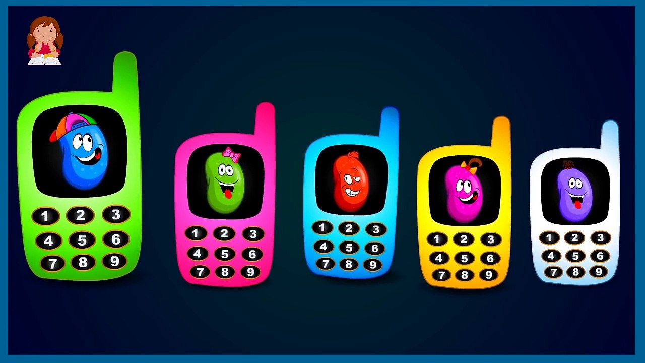 Mobile Phone Cartoons Singing Finger Family Children Nursery Rhymes for Babies and Kids Songs