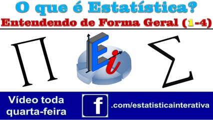 Entendendo a Estatística de Forma Geral #01