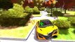 Spiderman Colors Test Drive Acura NSX Cars Colors Nursery Rhymes with Action for Little Kids