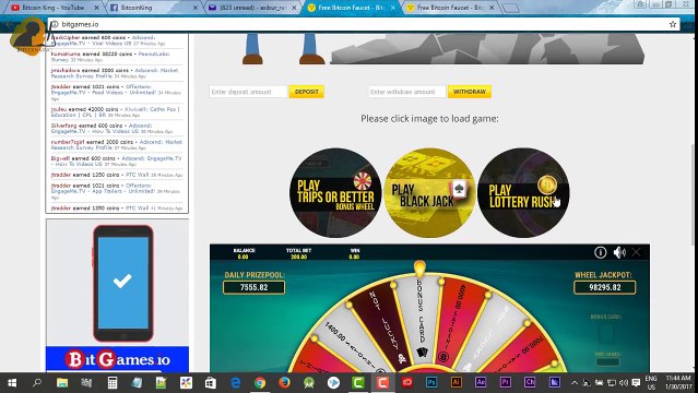 BitGames io Earn 10$ 1000$ Daily Freely By Playing Games!!!