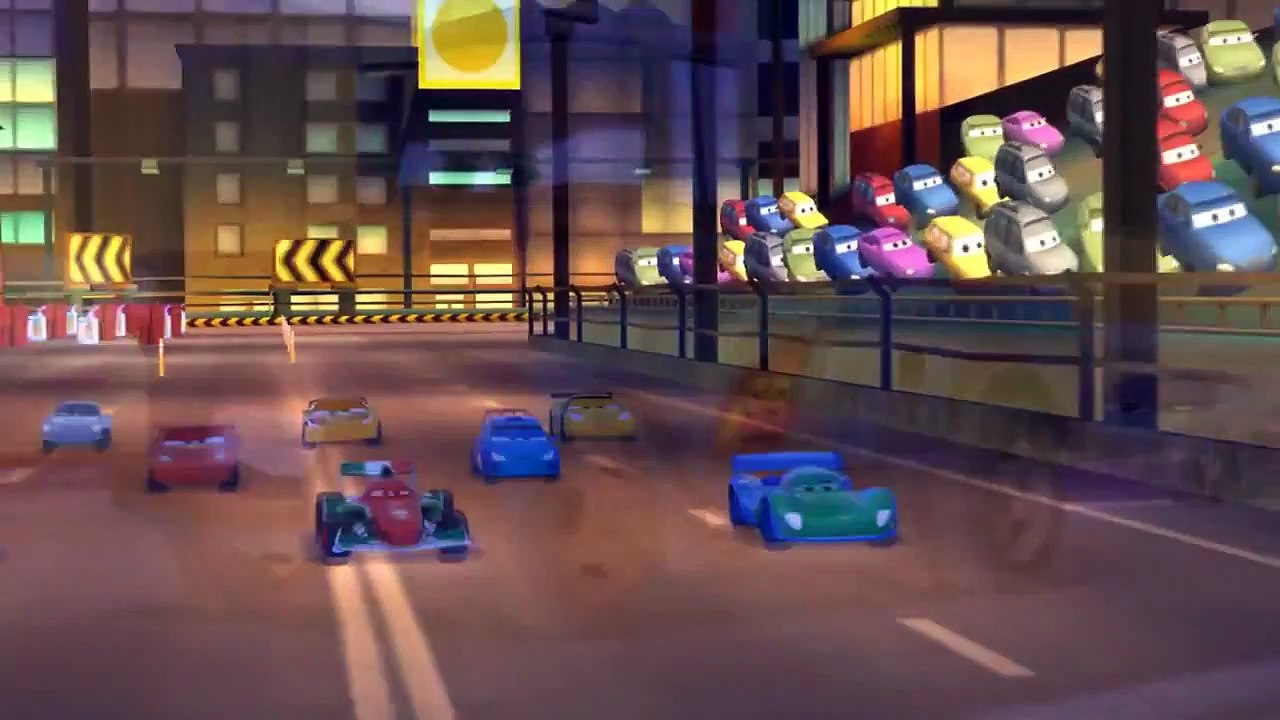 Lightning McQueen and Disney Cars Mater, Francesco Bernoulli, Holley Shiftwell | Nursery Rhymes