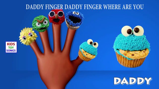 Elmo Cup Cake Finger Family | Finger Family Cartoon Animation Nursery Rhymes | Elmo Cake Pop Songs