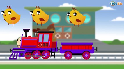 El Tren | Dibujo animado Educativos | Caricaturas de Trenes | Videos para niños