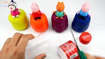 DIY Как сделать Play Doh Coca-Cola Учись цвета Smiley Face Fun Сюрприз