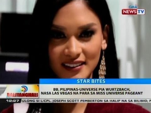 BB. Pilipinas-Universe Pia Wurtzbach, nasa Las Vegas na para sa Miss Universe Pageant