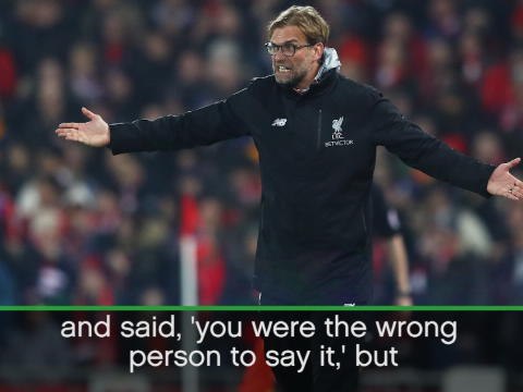 Klopp apologises to fourth official