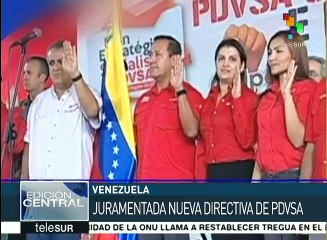 Venezuela: Maduro juramenta a la nueva directiva de PDVSA