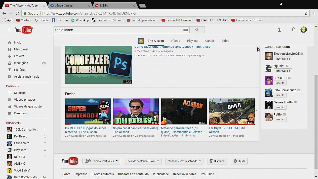 Como BAIXAR e instalar o ATUBE CATCHER (gravador de pc) | The Alisson