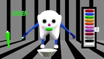 Colors for Children to Learn with 3D Tooth Brush | Colours for Kids to Learn Kids Learning Videos