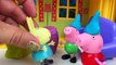 Peppa Pig Georges Birthday Party with Pedro Pony Rebecca Rabbit Candy Cat Playdoh Mighty Machines