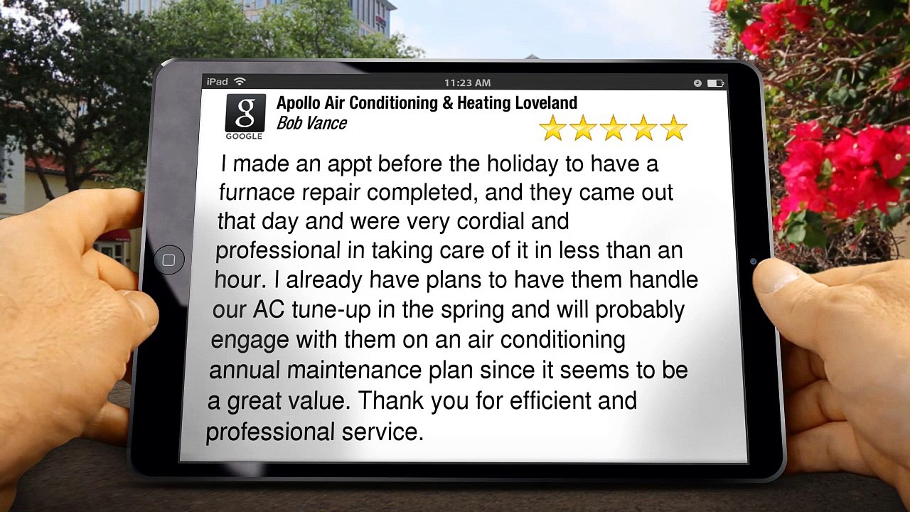 Loveland HVAC Repair – Apollo Air Conditioning & Heating Loveland Terrific 5 Star Review