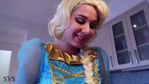 Spiderman vs Frozen Elsa Elsa Kisses Spiderman in Real Life Fun SuperHero Movie