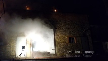 Couvin: incendie dans une grange de Boussu-en-Fagne