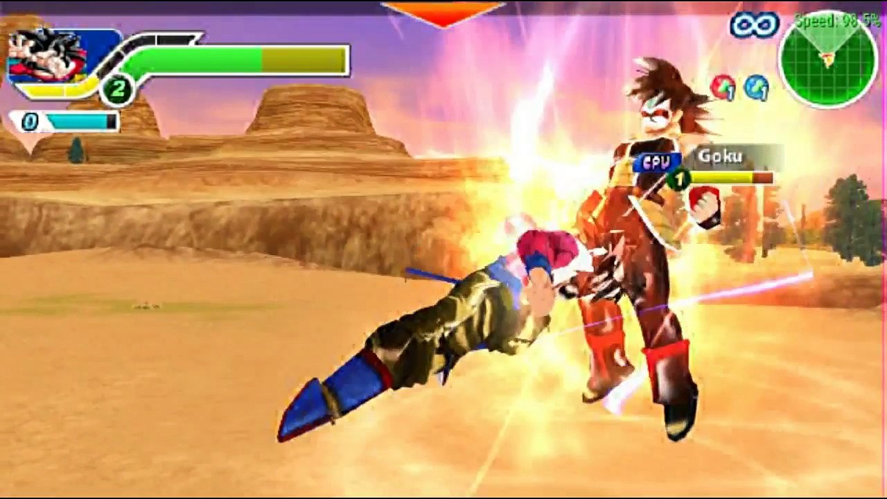 Dragon Ball Z Tenkaichi Tag Team Mods goku ssj4 vs evil bardock