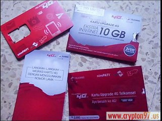 Kartu Upgrade 4G TELKOMSEL - Kartu AS, SIMPATI, LOOP