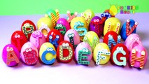 Learn ABCs Alphabet Letters with Egg Surprise Toys for Toddlers or Preschool Kids