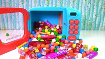 Magical Just Like Home Microwave Toy Appliances Surprise Toys PEZ Candy Video for Kids