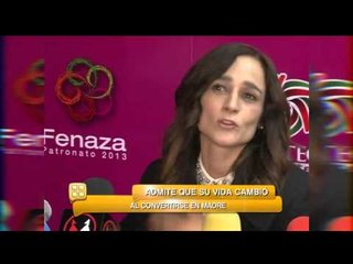 ¡A Julieta Venegas le cambia la vida al ser madre!