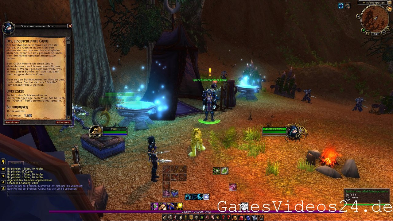 World of Warcraft Quest: Der eingeschleuste Gnom