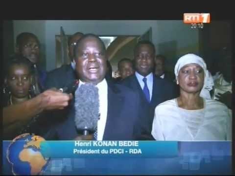 Le couple Henri Konan Bedié a assisté à la messe de Noël à Daoukro