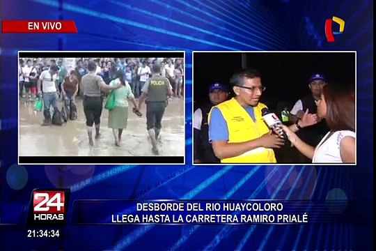 Río Huaycoloro se desbordó y afecta varias zonas de San Juan de Lurigancho