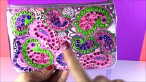 DIY Crystal Clutch! Design Purse with Crystal Gems! Lip Balm Lotion McDonalds SHOPKINS! Fun Craft