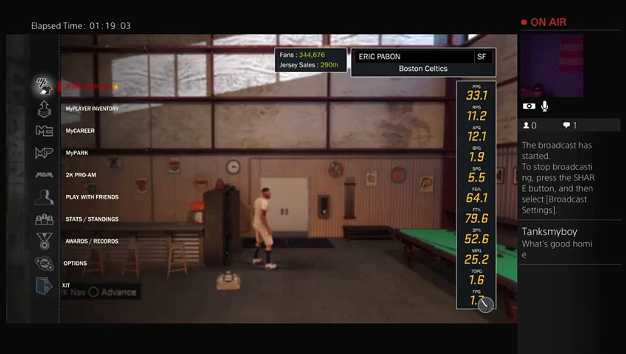 ericpabon54's also get less view in trolls like block then ps4 Live PS4 Broadcast (344)