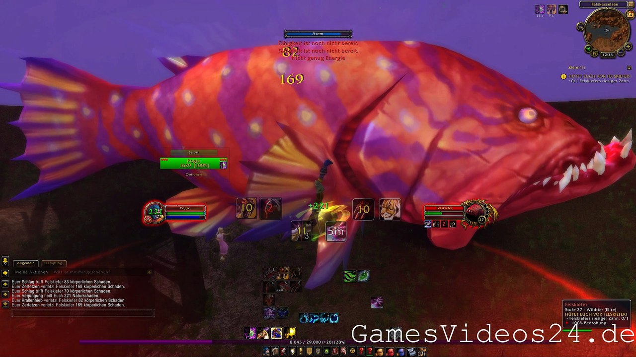 World of Warcraft Quest: HÜTET EUCH VOR FELSKIEFER!