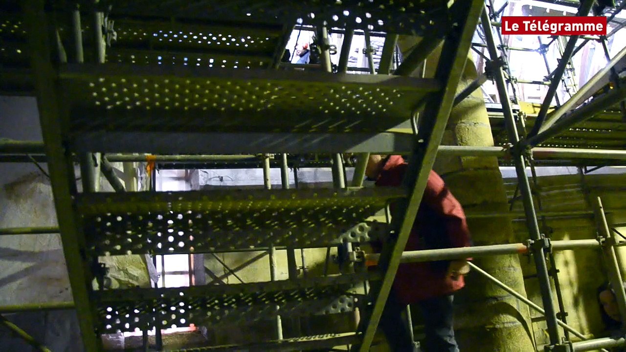 La Roche-Maurice (29). La restauration de la charpente et du toit de l'église touche à la consécration