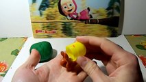 Киндер-сюрприз яйца играть doh сюрприз яйца принцессы Диснея Хелло Китти Микки Маус маша и медведь