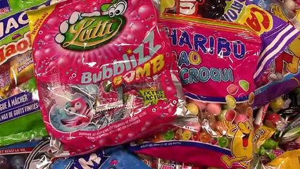 A lot of Frenchy Candy New Nursery Rhyme for kids - Learn Colors with French Candies