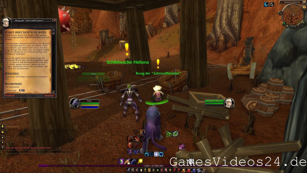 World of Warcraft Quest: Schaut ihnen nicht in die Augen