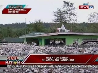 SONA: Nasa 100 na bahay sa Baco, Oriental Mindoro, nilamon ng landslide
