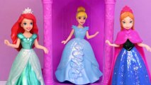 Play Doh Disney Princess Frozen Anna Princess Cinderella Princess Merida Dress-Up Magiclip Dolls