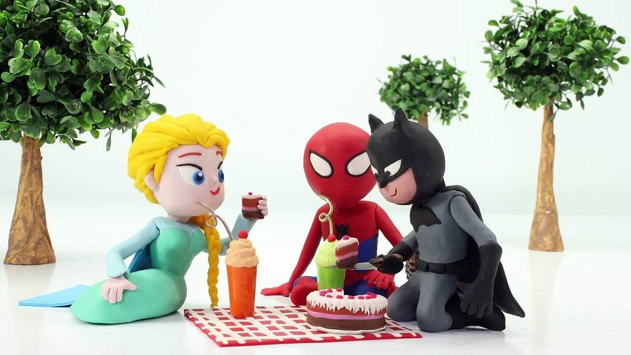 Spiderbaby Poo, Fart and Pees on Spiderman's Face Prank Videos Superhero Stop Motion