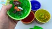 Cups Slime Clay Stacking Toys Pj Masks Paw Patrol Peppa Pig Masha Capitan America Learn Colors