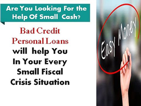 In Which Situations Bad Credit Personal Loans Are The Perfect Choice?