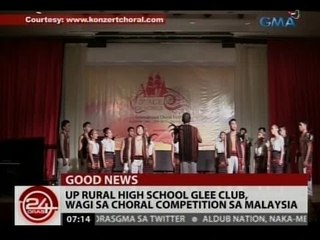 24 Oras: UP Rural High School Glee Club, wagi sa Choral Competition sa Malaysia