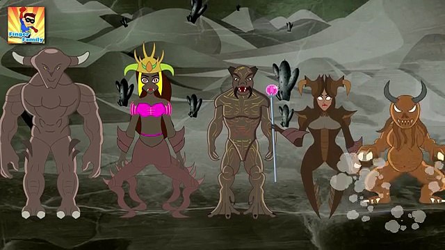 Finger Family | Rock Monsters Finger Family Nursery Rhymes for children | Greek Nursery Rhymes