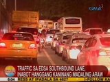 UB: Traffic sa EDSA southbound lane, inabot hanggang kaninang madaling araw