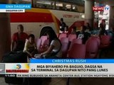 BT: Mga biyahero pa-Baguio, dagsa na sa terminal sa Dagupan nito pang Lunes