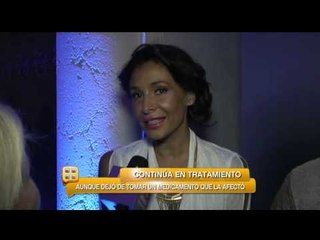 Cáncer afecta cadera de Lorena Rojas