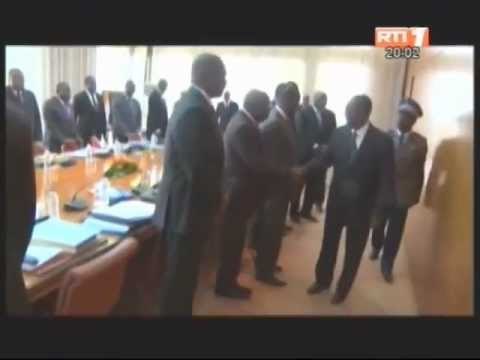 Le Chef de l'Etat a a présidé le premier conseil des ministres à Yamoussoukro