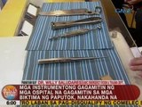 UB: Mga instrumentong gagamitin ng mga ospital na gagamitin sa mga biktima ng paputok, nakahanda na