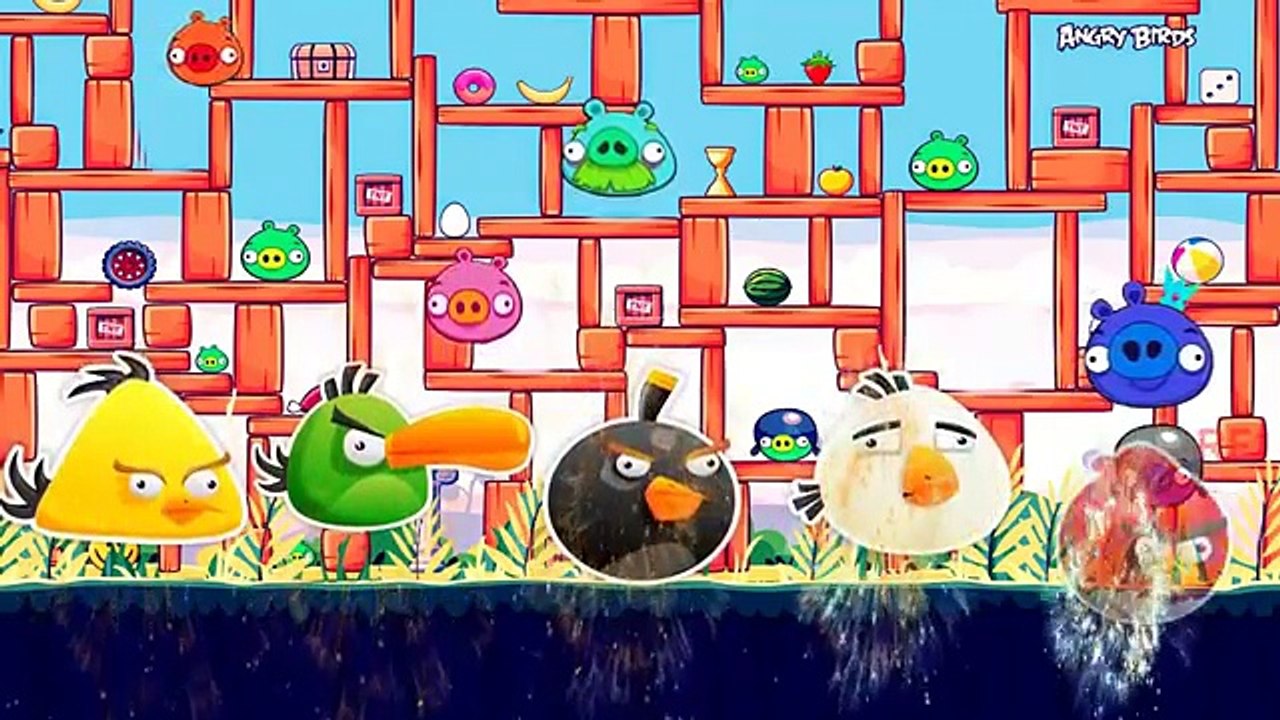 Angry Birds Funny Finger Family Nursery Rhymes | 3D Animation Rhymes For Kids |