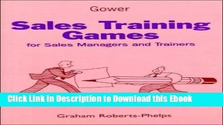 Full Book Download Sales Training Activities: For Sales Mangers and Trainers New Ebook